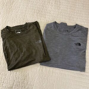 The North Face Gray and green T-Shirt bundle